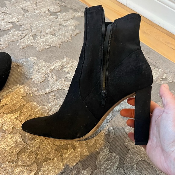 Aldo black suede boots. - Picture 3 of 3
